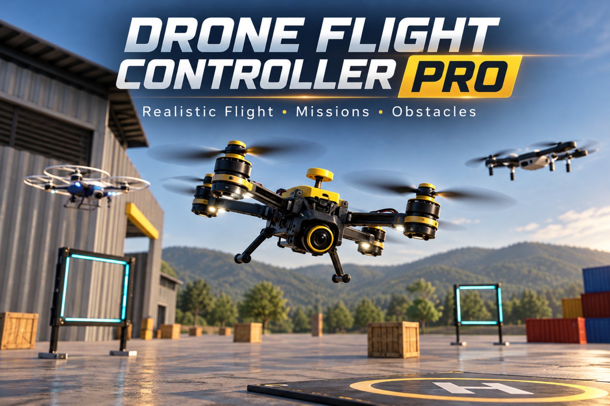 Drone Flight Controller Pro: Drone Physics & Drone Creator