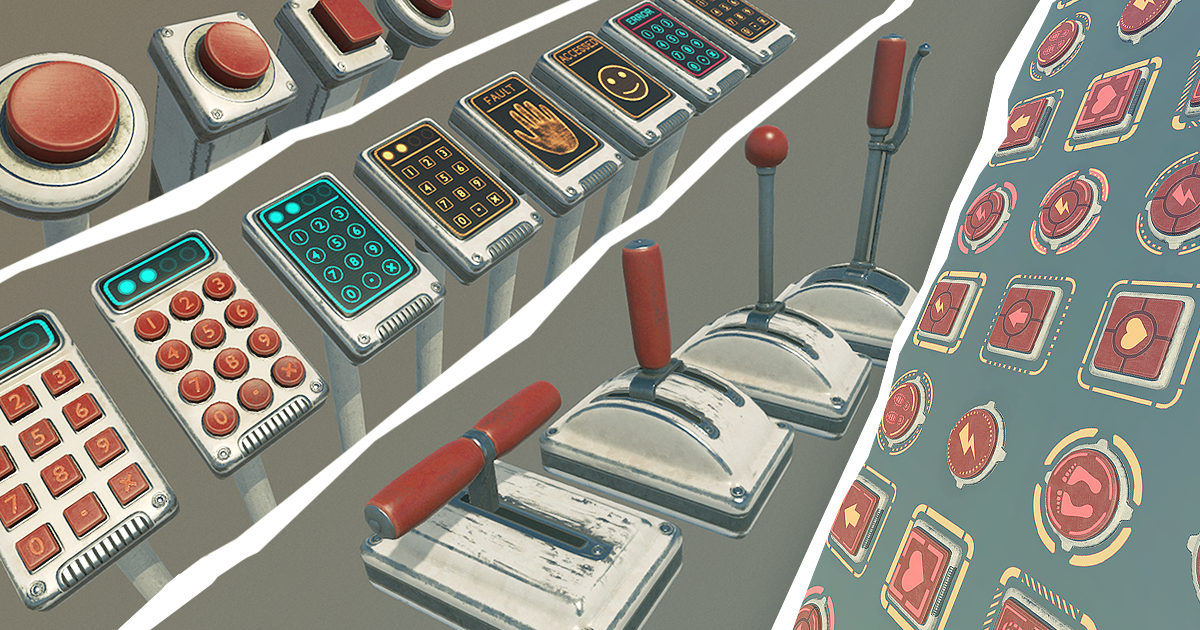 Buttons, Switches and Toggles preview 2