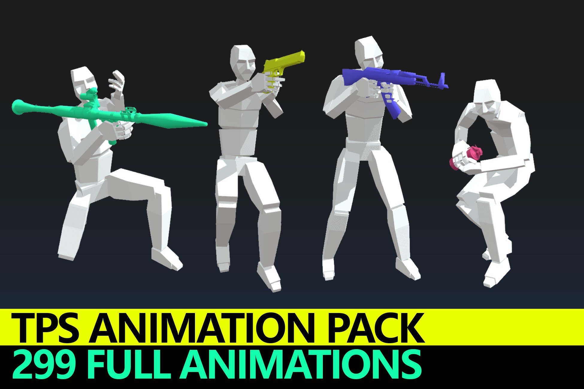 TEAMGUNZ TPS Animation Pack preview 2