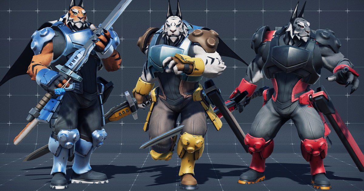 MOBA Swordsman - model & animations | 3D Characters