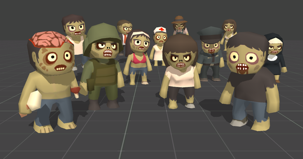 Toony Tiny Zombies pack preview 2