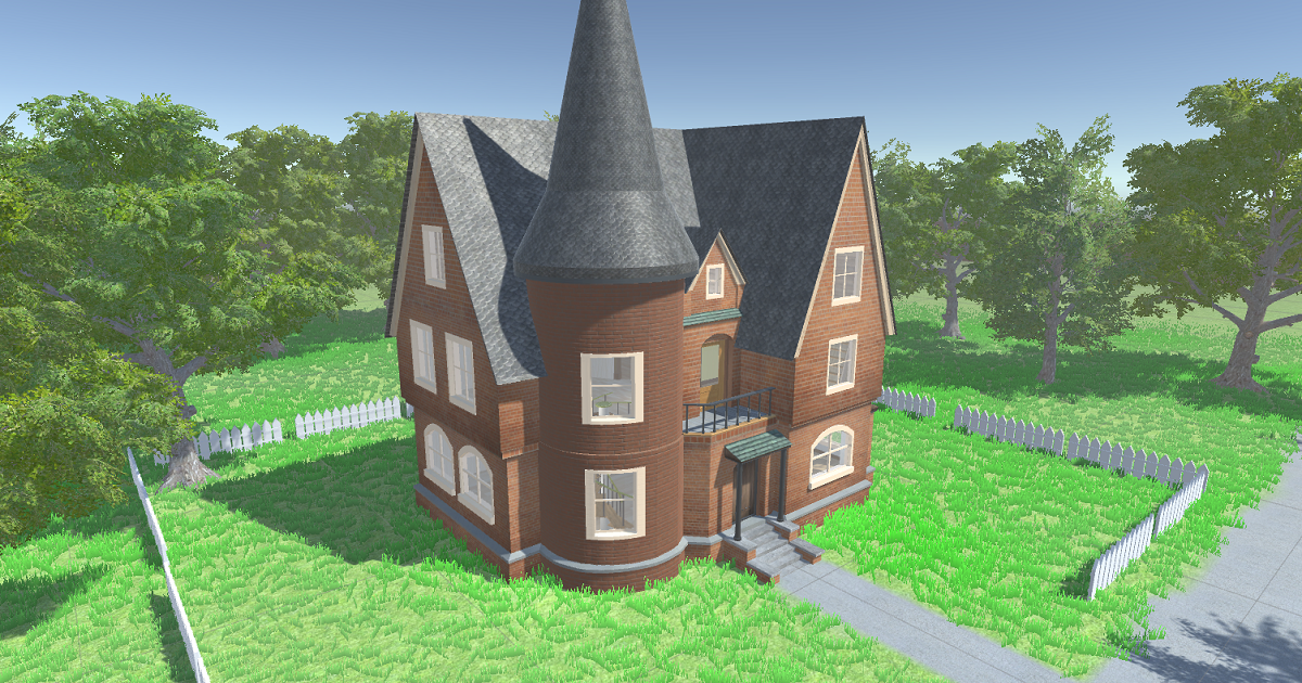 Brick Residential House preview 2