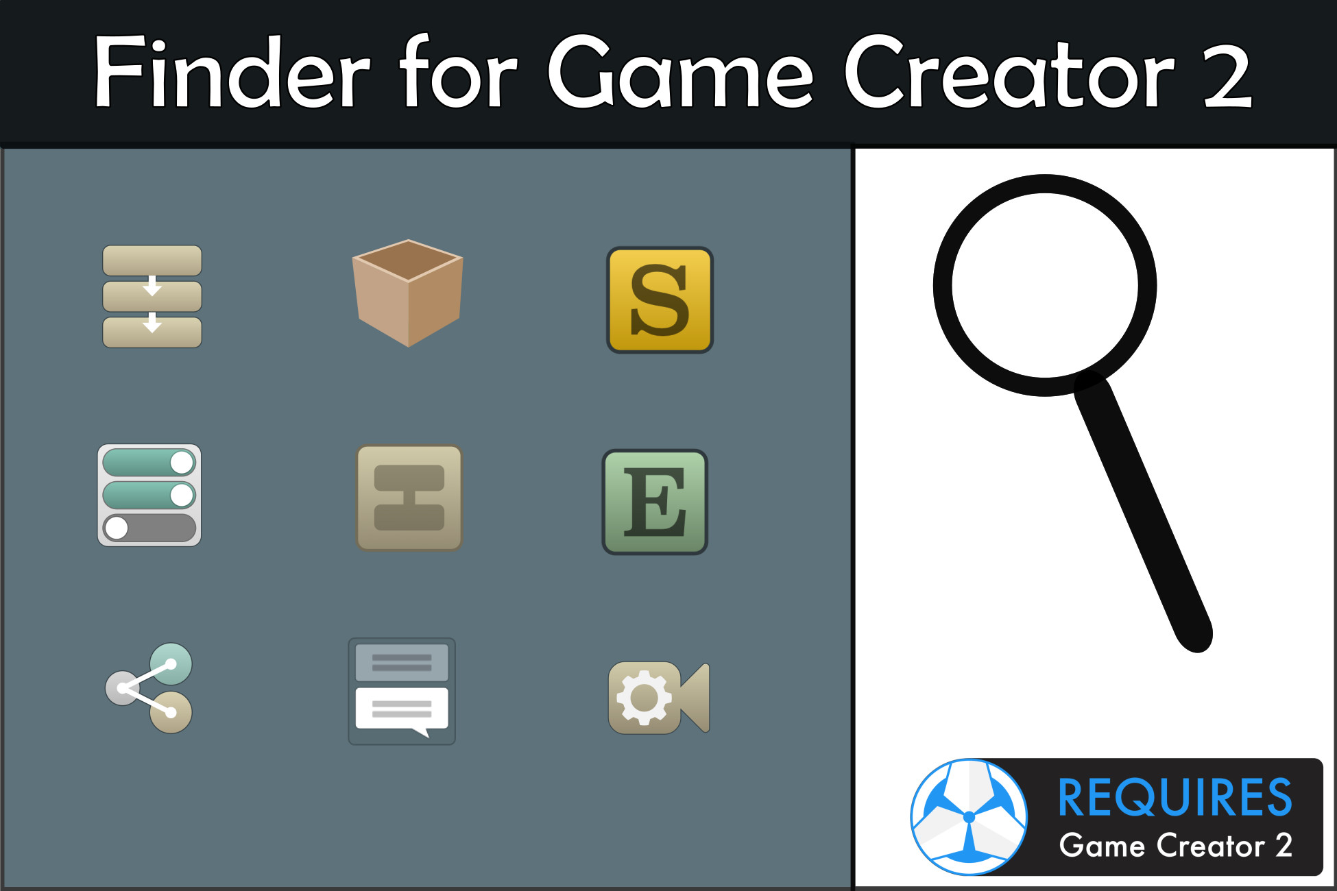 Finder for Game Creator 2