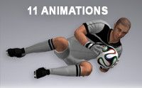Goalkeeper Player 8638 Tris