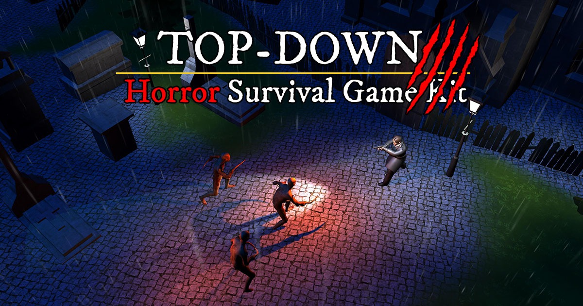 Top Down Horror Survival Complete Template preview 2