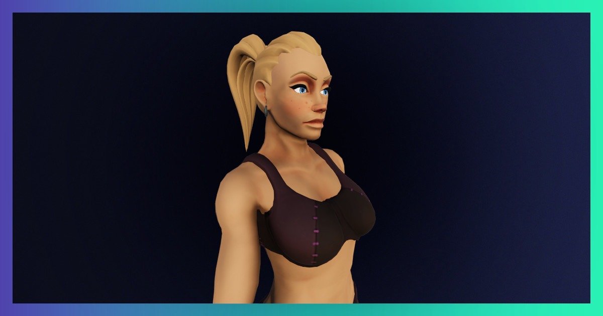 Stylized Female - Human RPG Character preview 2