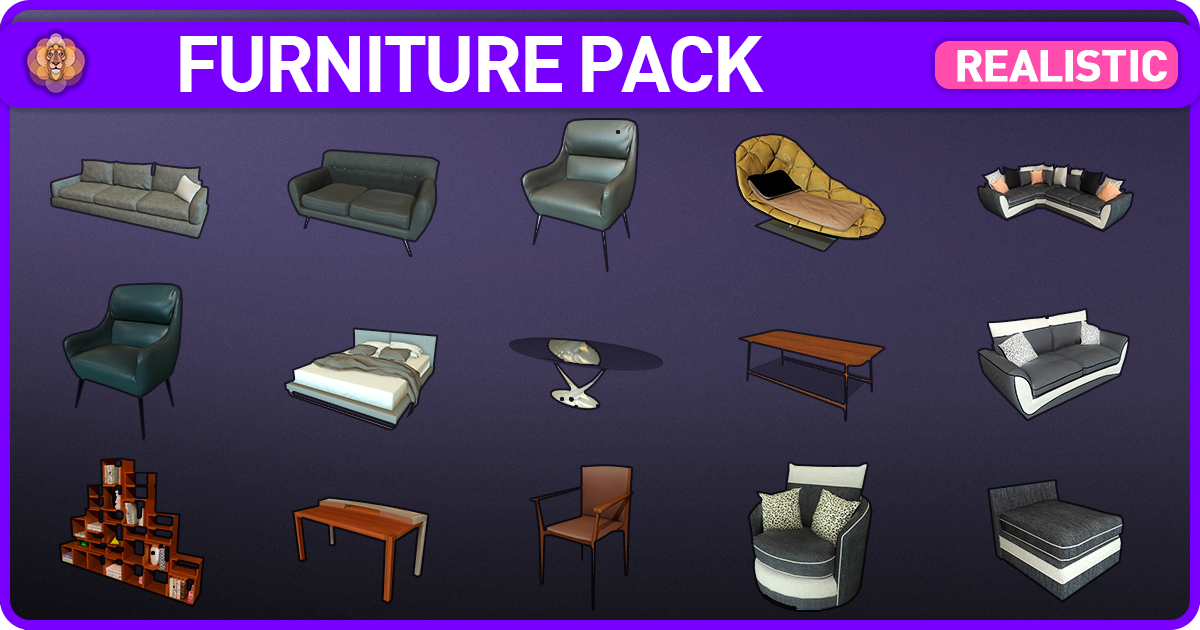 Modern Furniture Pack preview 2