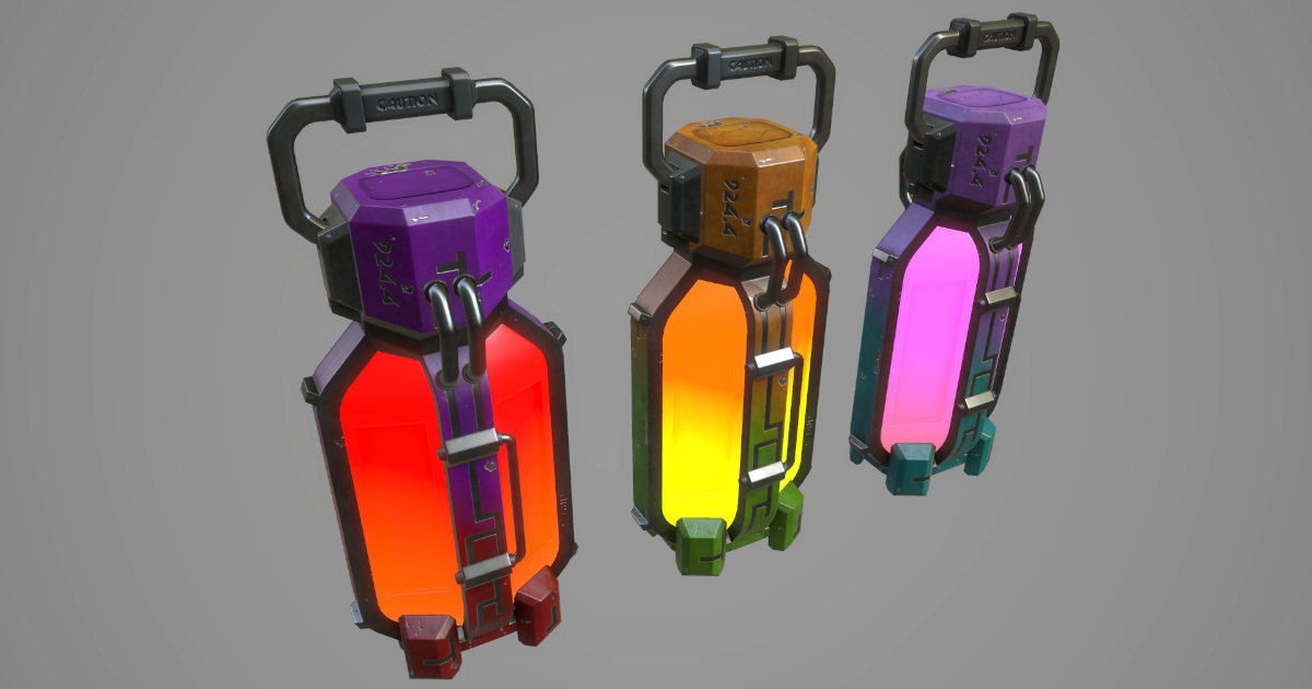 Sci fi energy batteries vol pack preview 2