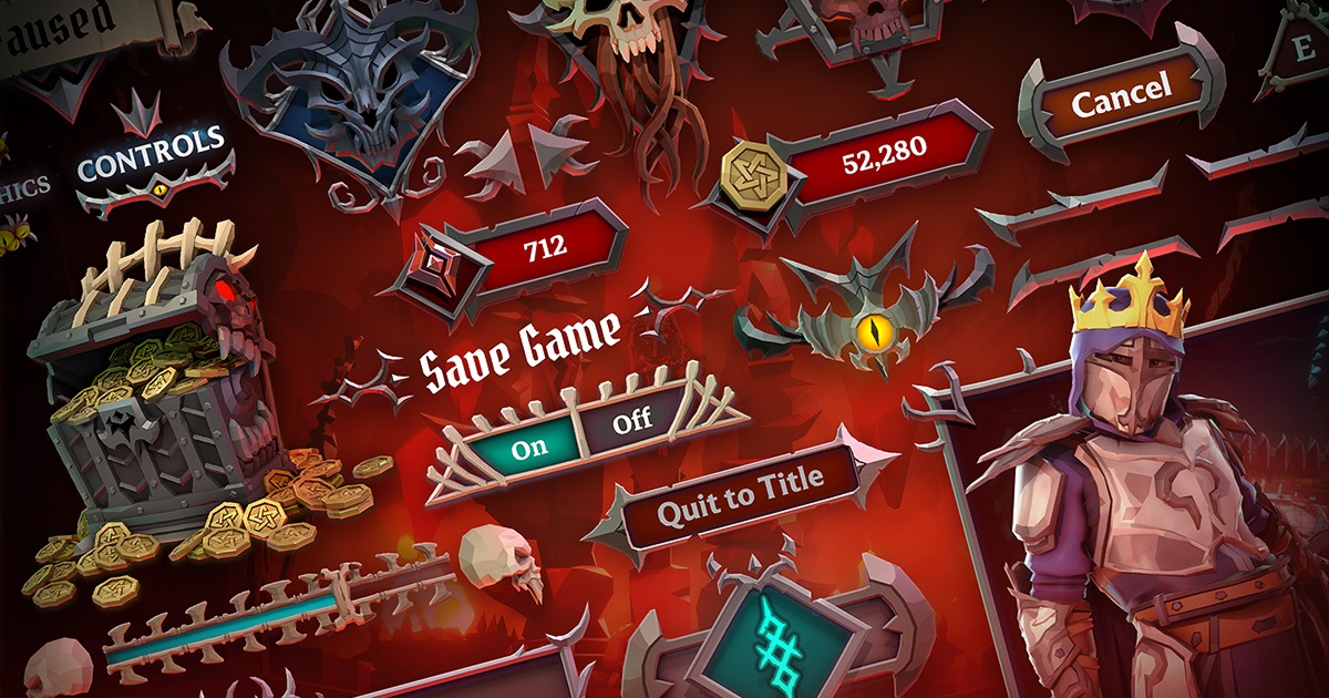 Dark Fantasy Menus - Synty INTERFACE - GUI