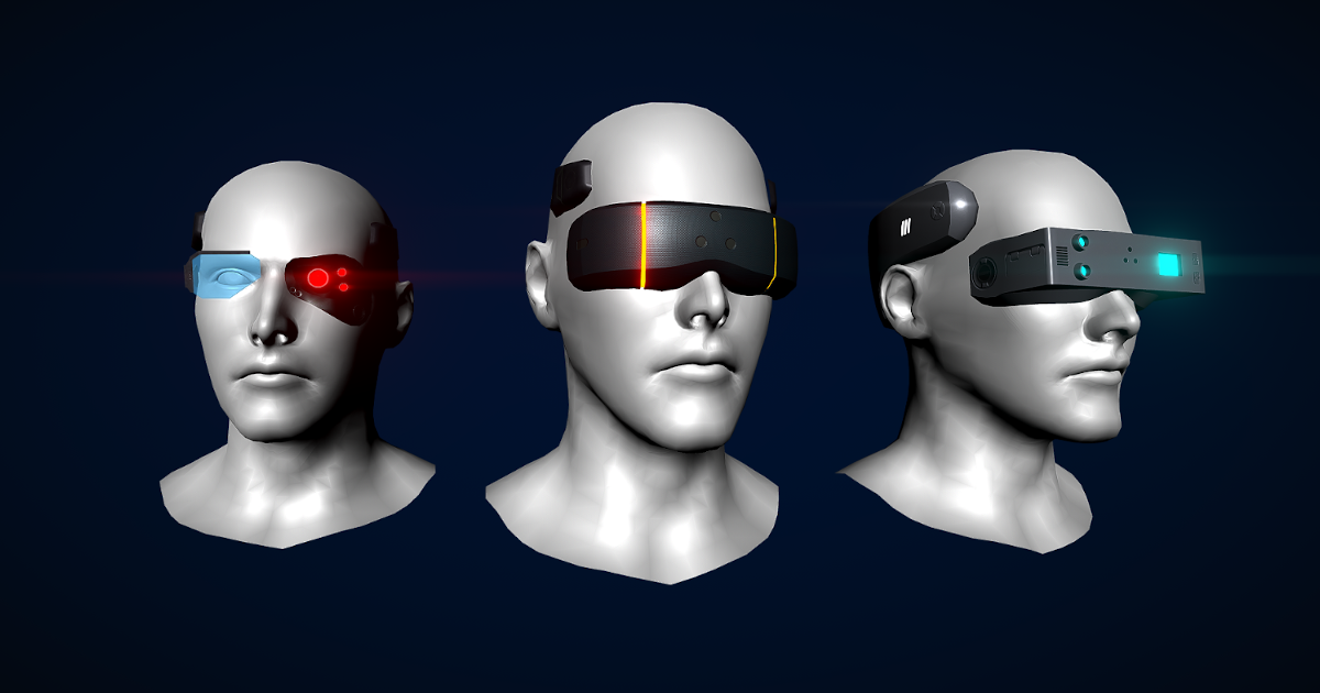 Cyberpunk Visors and Implants preview 2