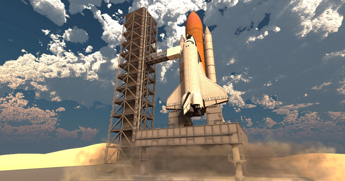 Space shuttle - modular rocket preview 2