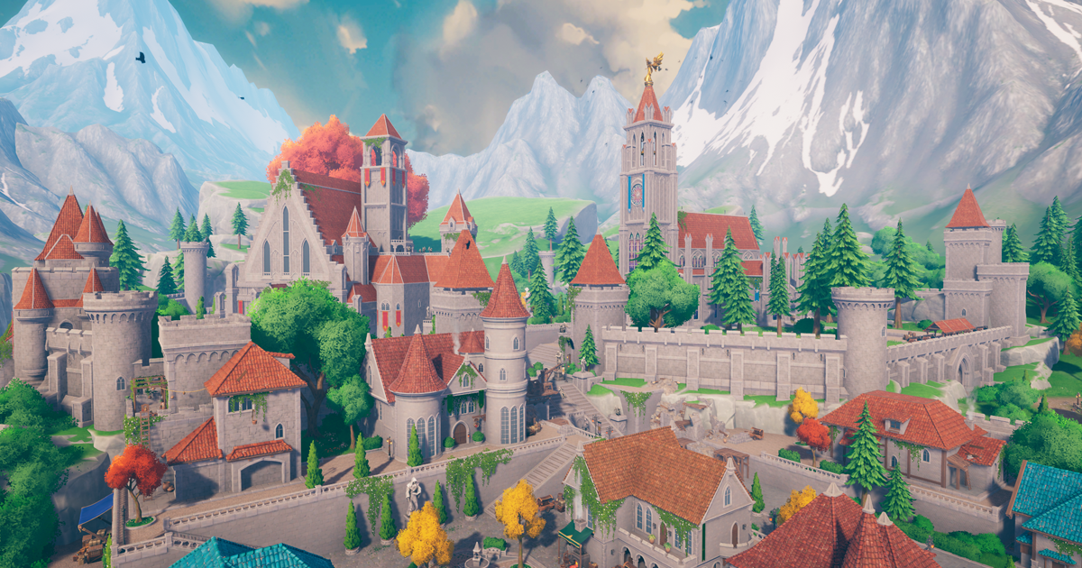 KINGDOM : Stylized Modular Castle Environment preview 2