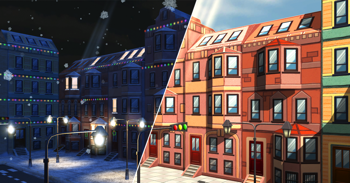 Cartoon Buildings Constructor