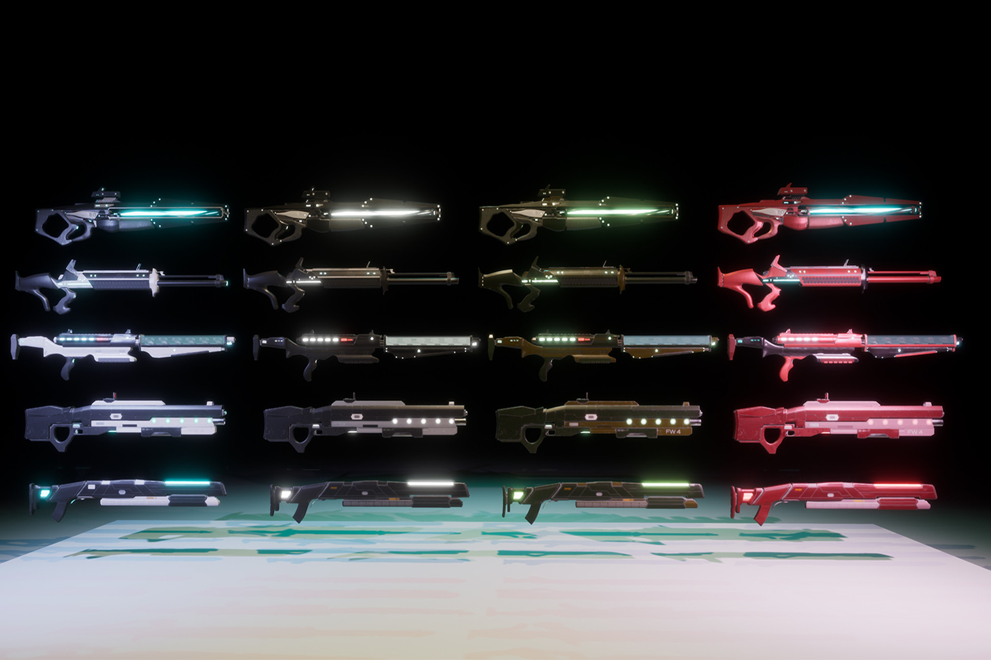 Futuristic Weapons Pack #1 preview 2