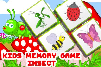 Kids Memory Game - Insects