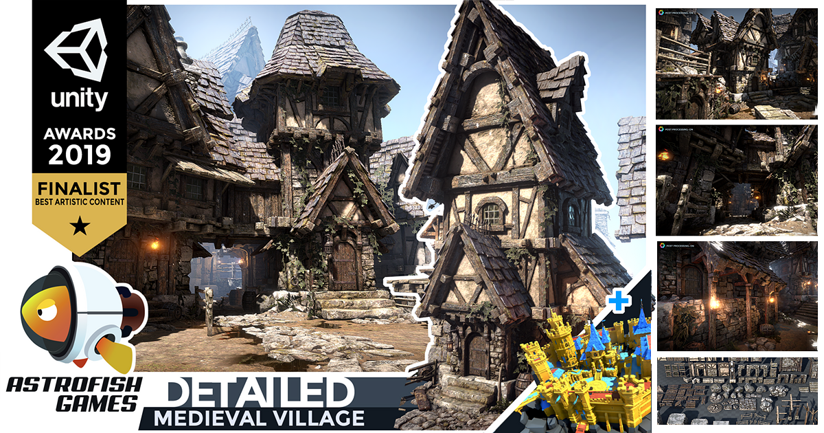 DETAILED - Medieval Village