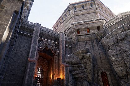 Modular Castle & Dungeon (Medieval Stronghold, Dwarven Town)