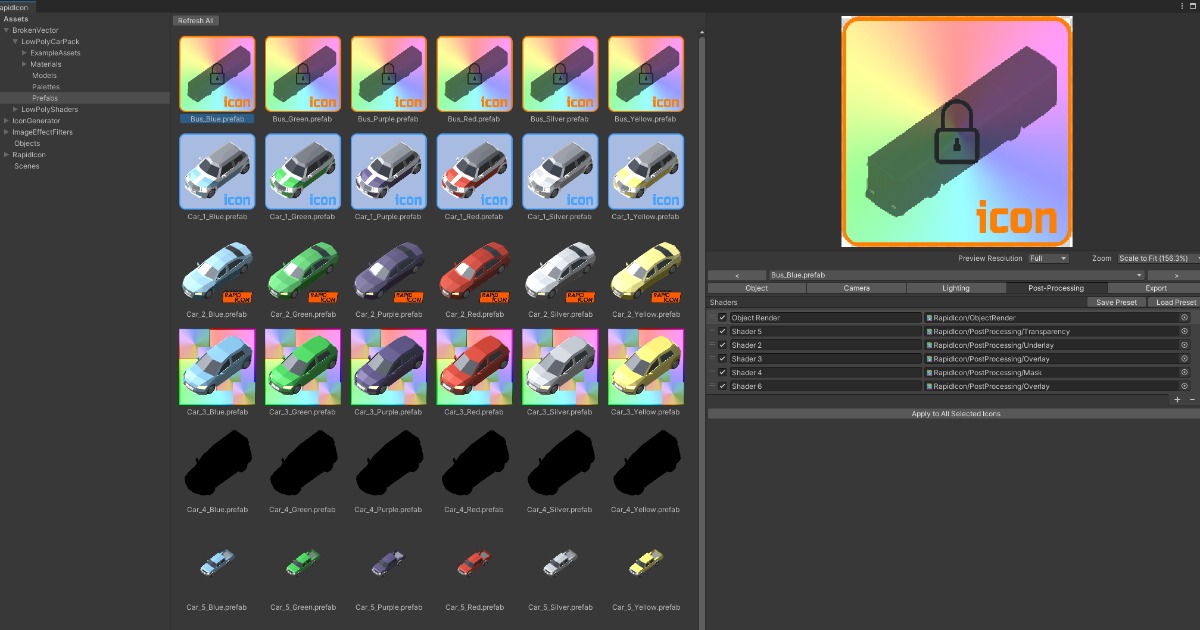 RapidIcon | In-Editor Icon Generator preview 2