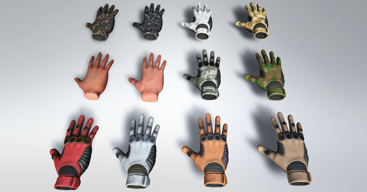 Animated Hands with Gloves + HDRP 2019.3 preview 2