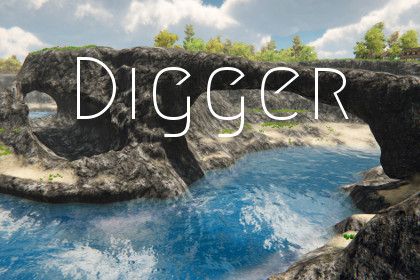 Digger – Terrain Caves and Overhangs