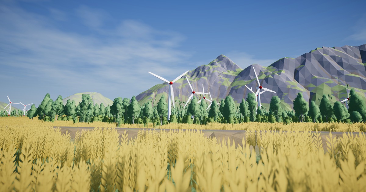 Polaris Summit - Low Poly Mesh Terrain Editor | Terrain preview 2
