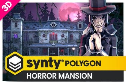 POLYGON - Horror Mansion Pack - Art by Synty