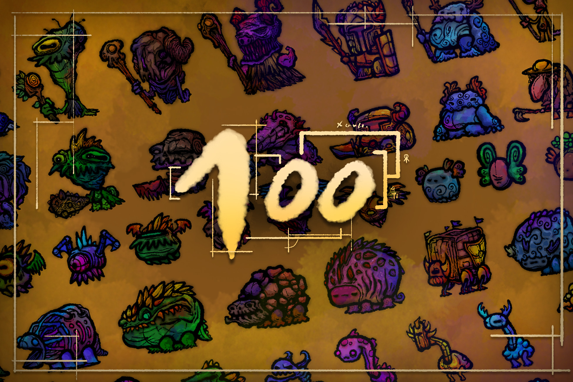 100 Fantasy Characters Mega Pack