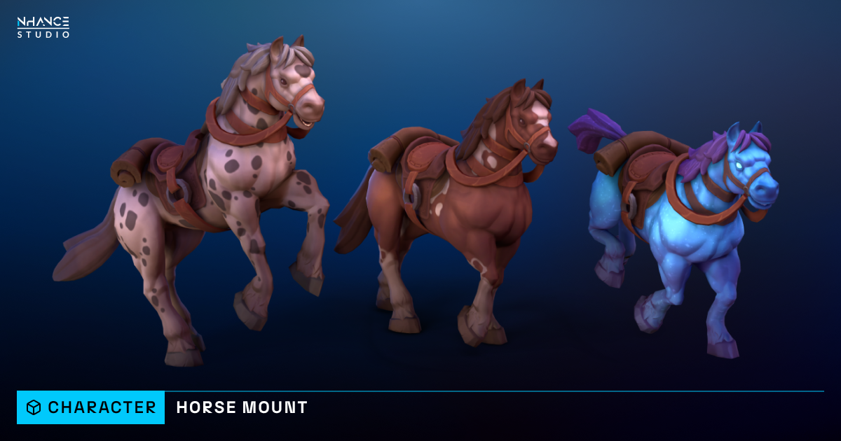 Stylized Horse Mount