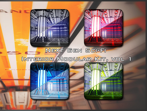 Next Gen Sci-Fi Interior Modular Kit, vol 1 preview 2