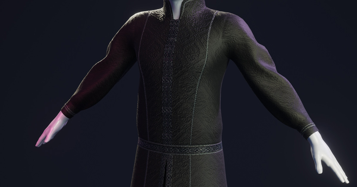 Gothic Prince Outfit Male from Tafi preview 2