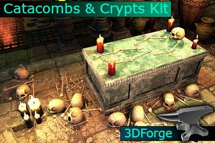 Catacombs & Crypts Interiors Kit
