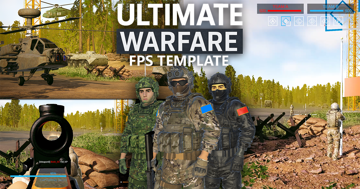 Ultimate Warfare - FPS Multiplayer Template preview 2