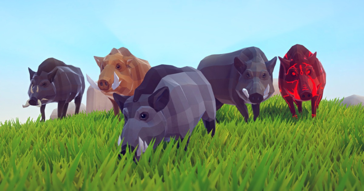 Poly Art: Boars preview 2