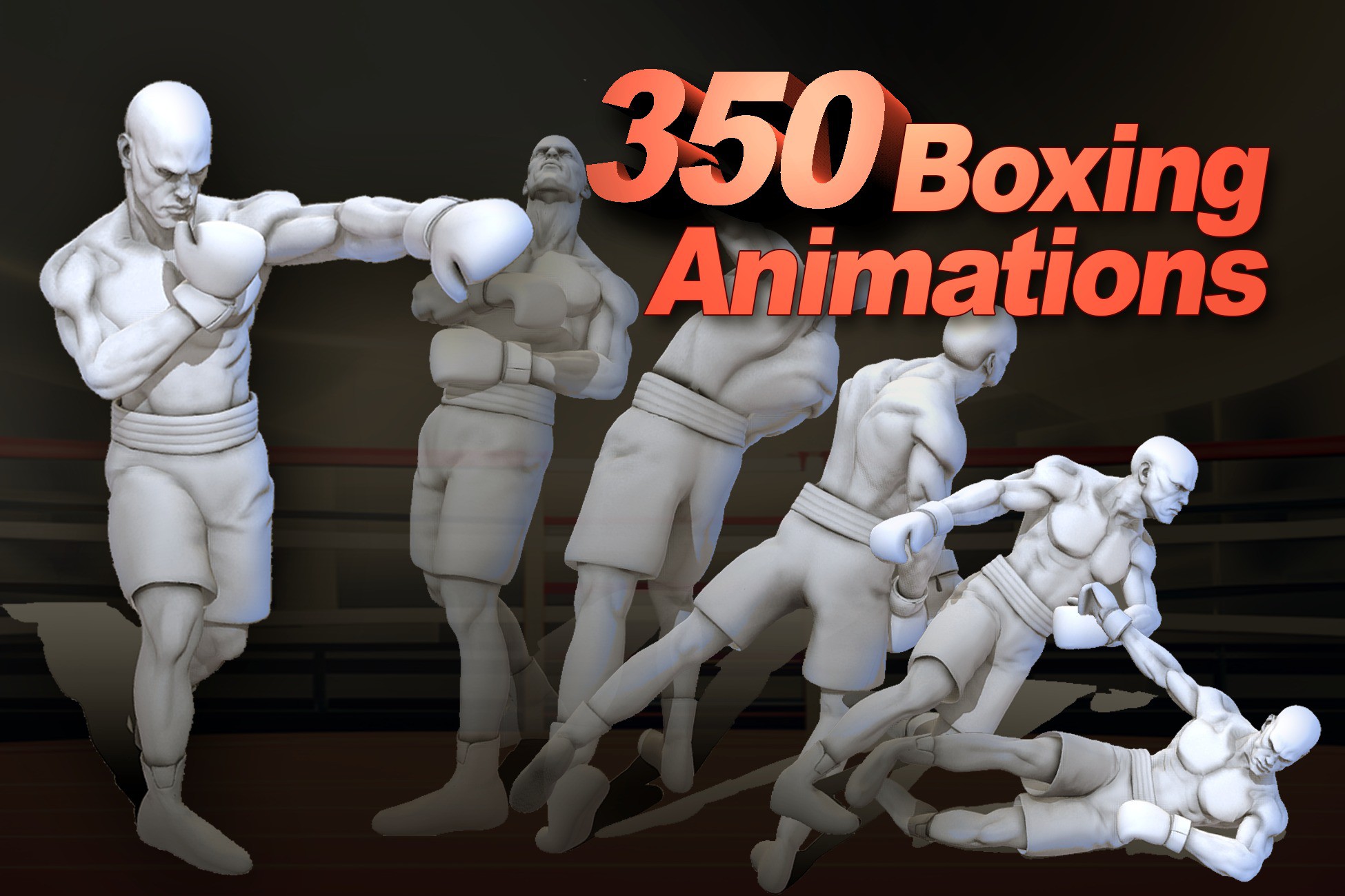 350 Boxing Animations preview 2