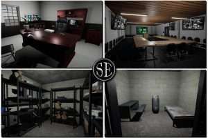 Police Station Interior Exterior Kit