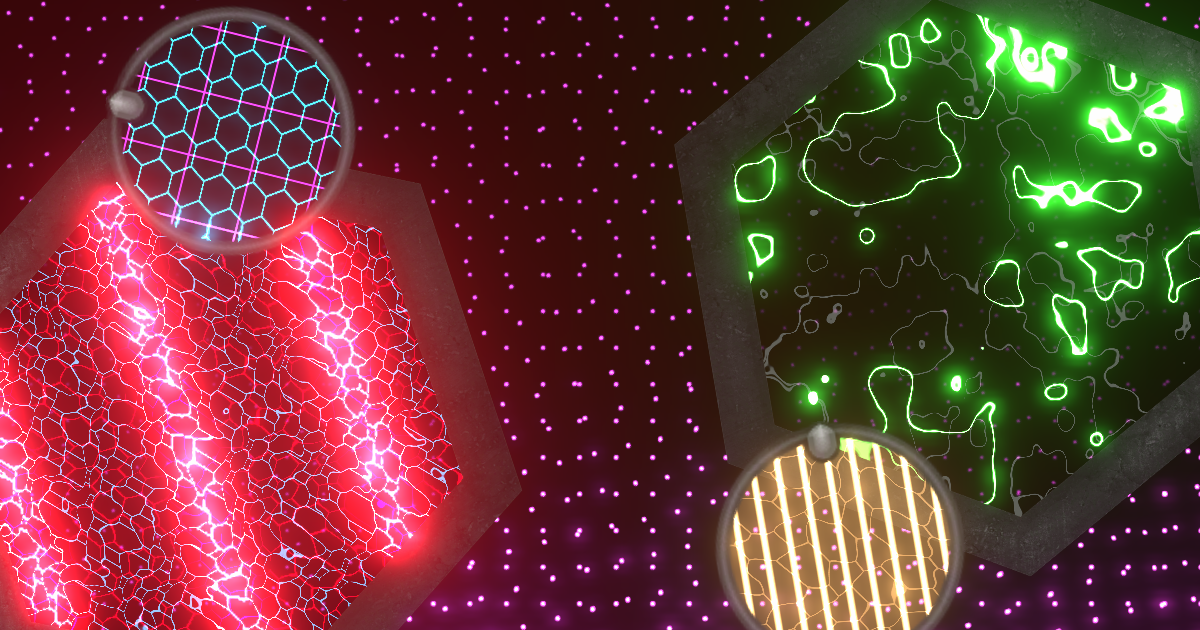 2D Neon Grids preview 2