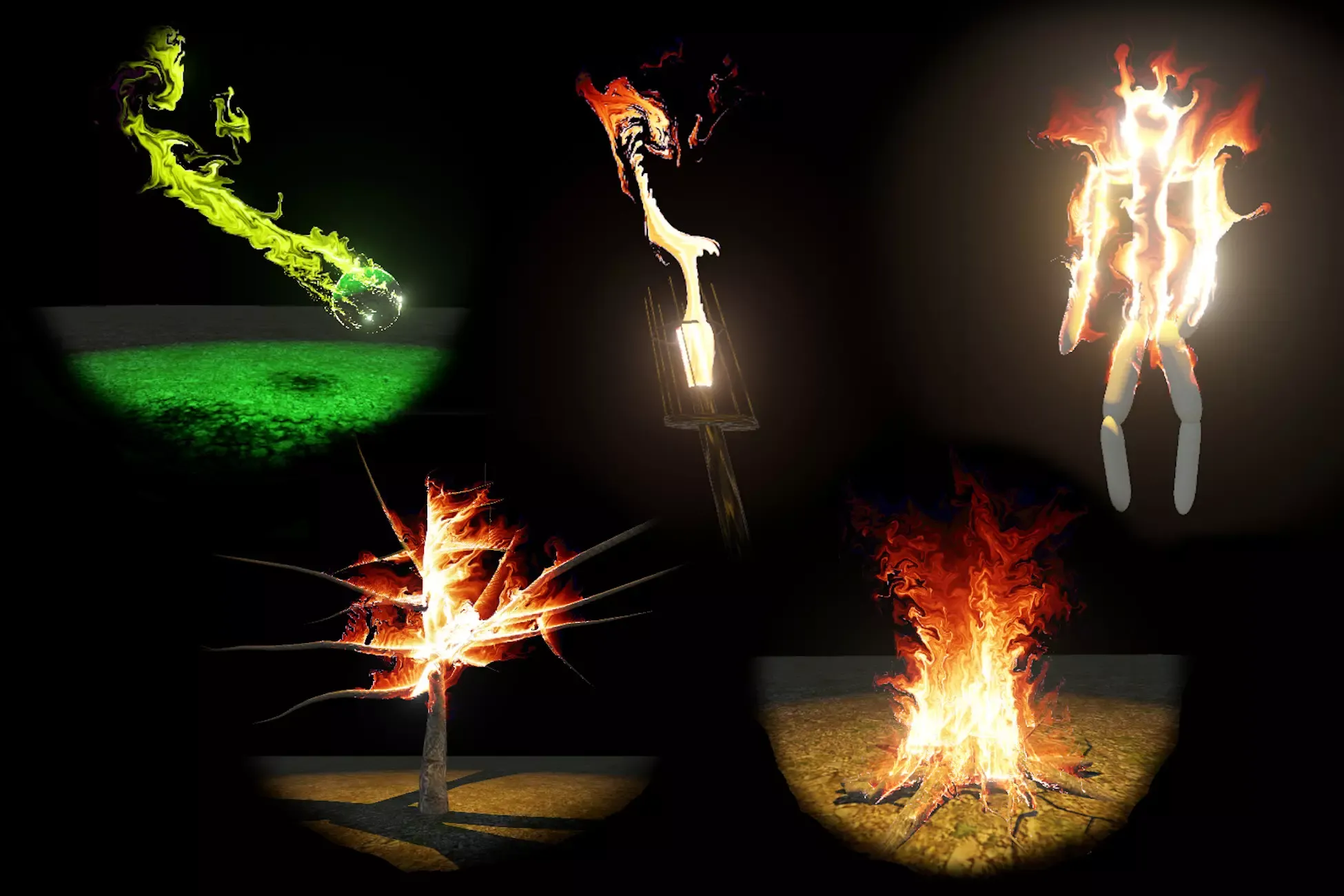 Fluid Flames