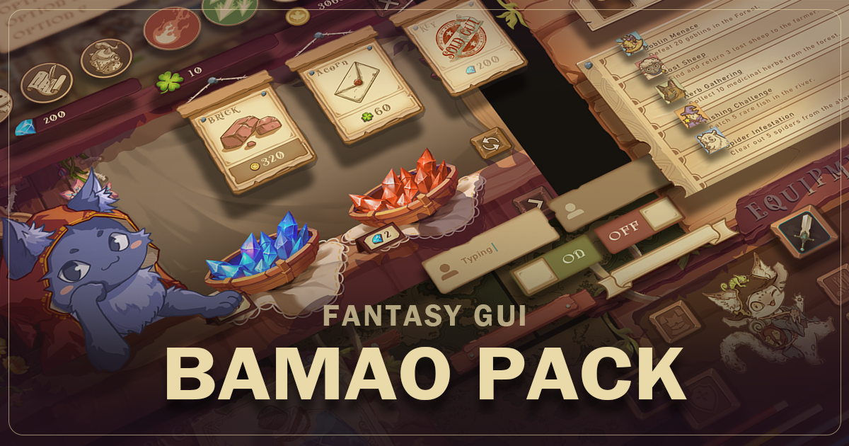 Bamao Pack : Fantasy GUI