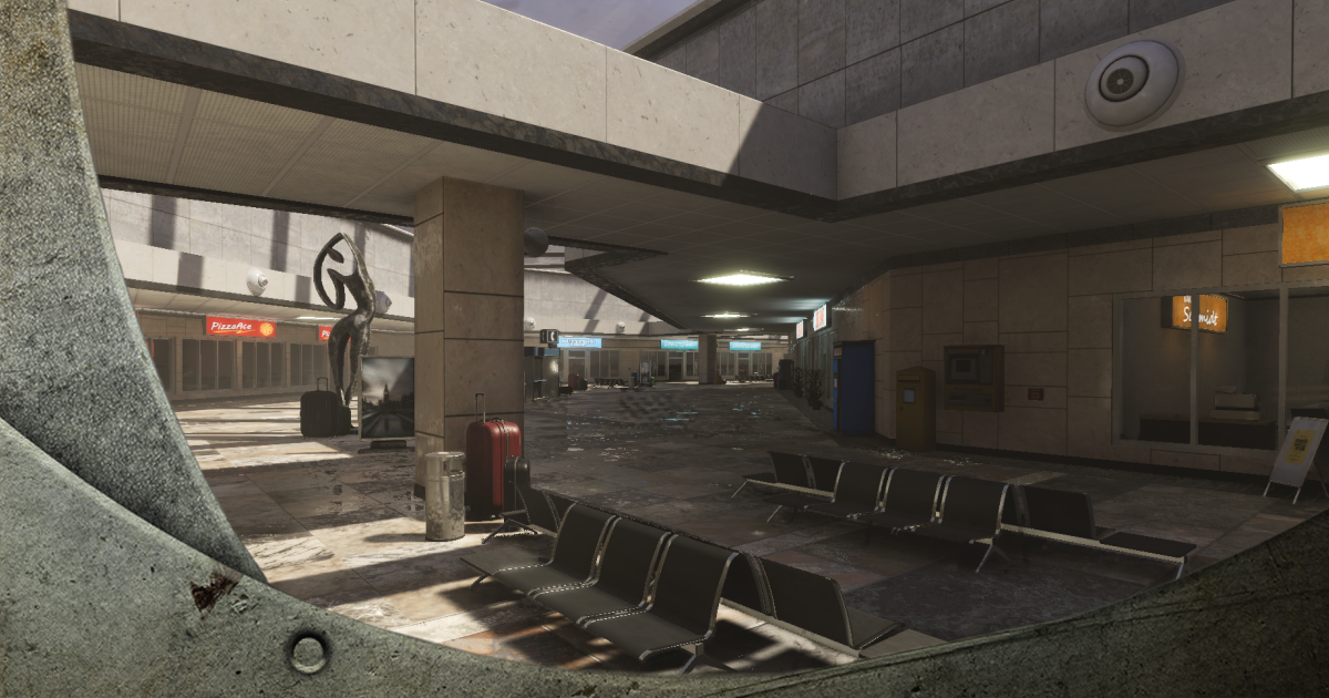 Airport Terminal Scene - High Detail | 3D Environments preview 2