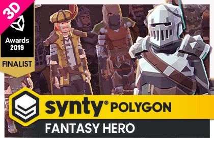 POLYGON - Modular Fantasy Hero Characters Pack - Art by Synty