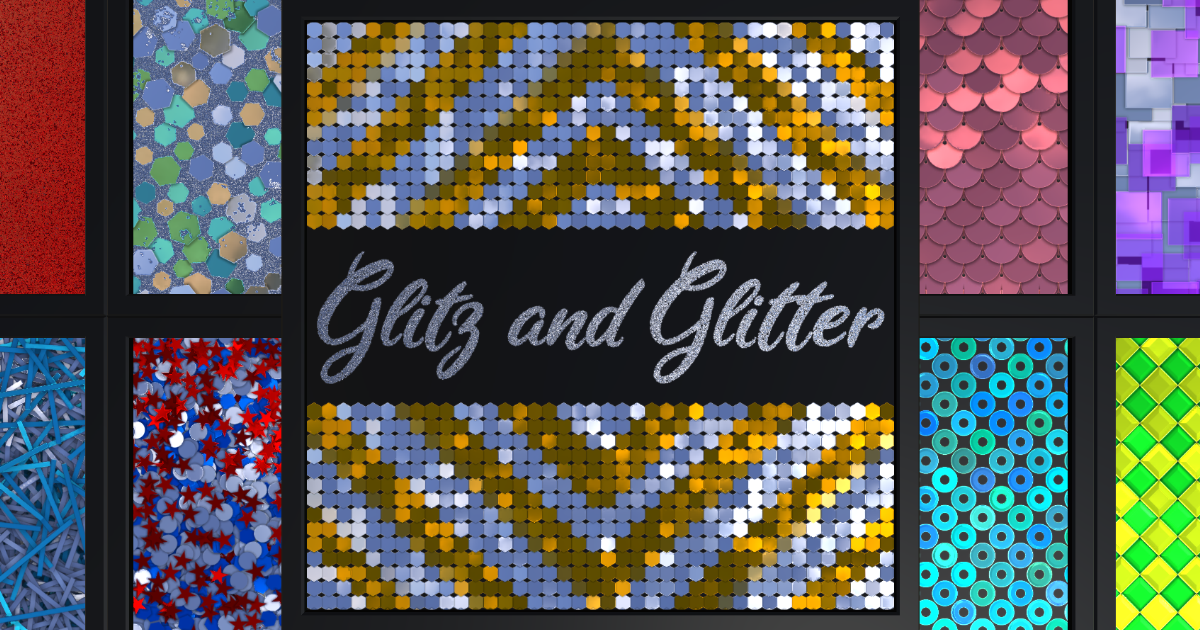 Glitz And Glitter PBR Material preview 2