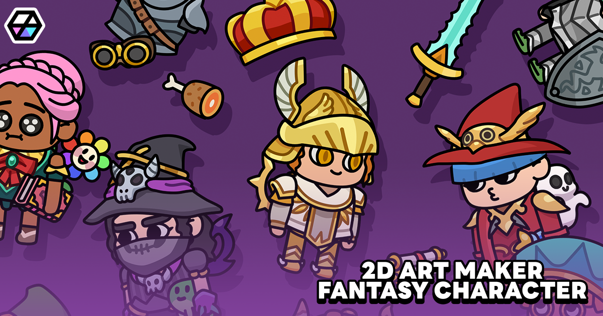 2D Art Maker - Fantasy Characters