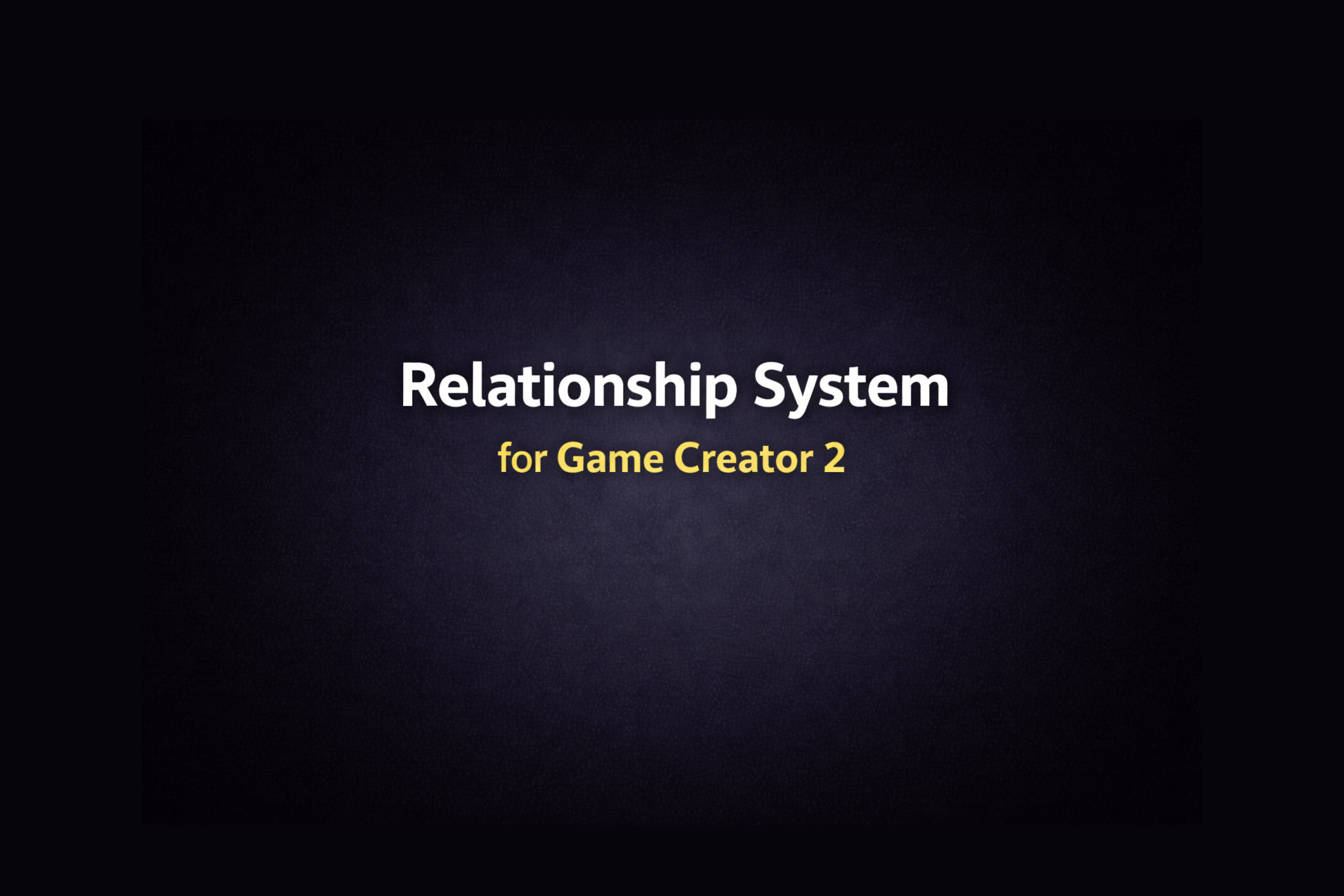 Relationship System for Game Creator 2 preview 2