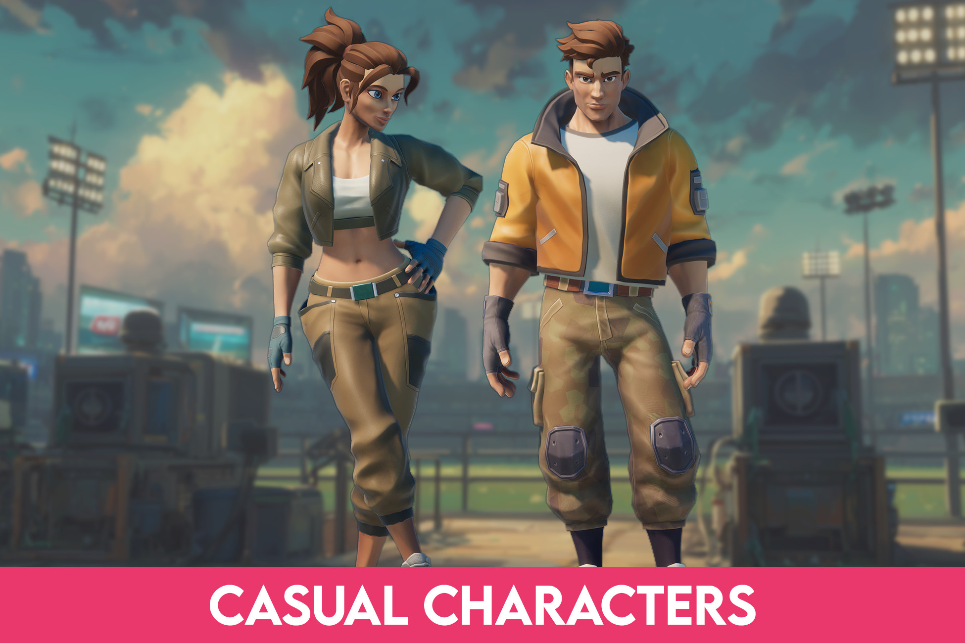 Stylized Casual Adventure Characters