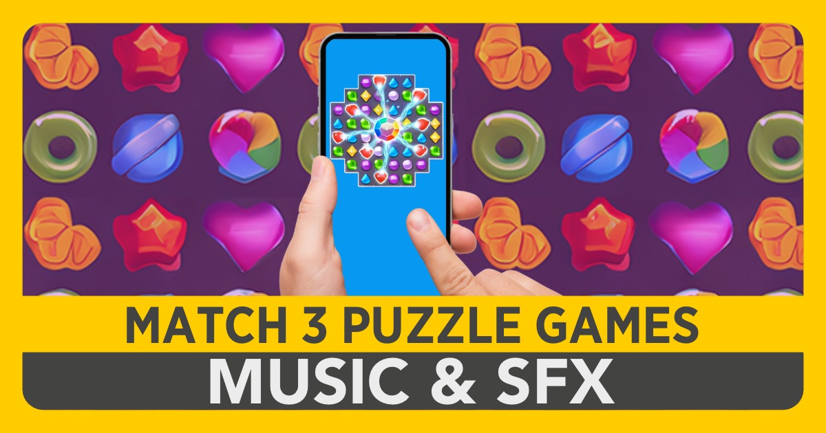 Match 3 Games Sound Effects and Music Pack | Audio Sound FX preview 2