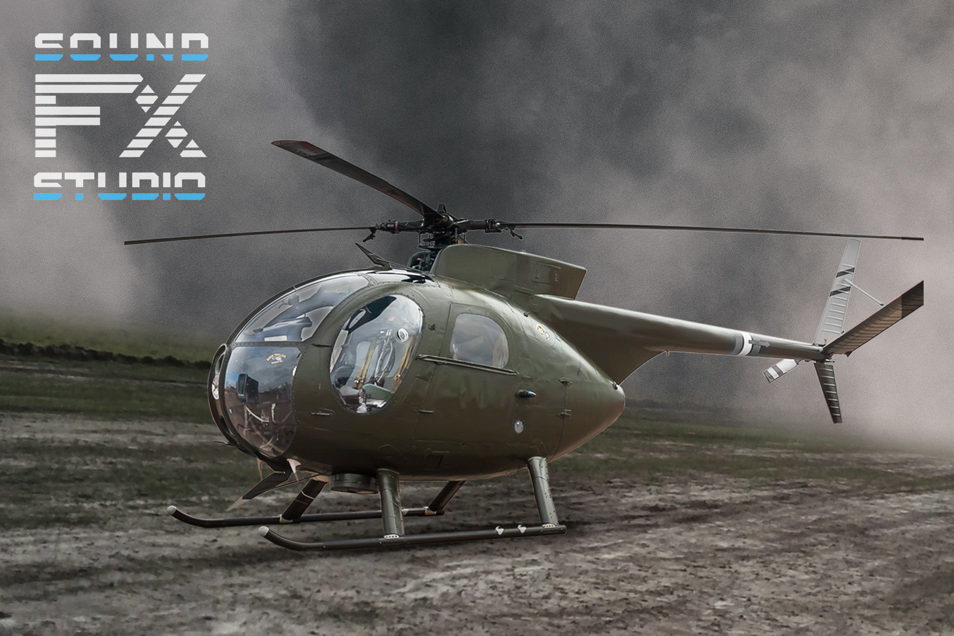 AH-6 Little Bird Helicopter: Sound System + Flight Model