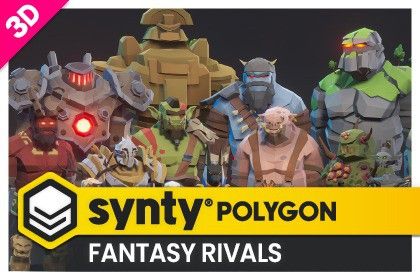 POLYGON - Fantasy Rivals Pack - Art by Synty
