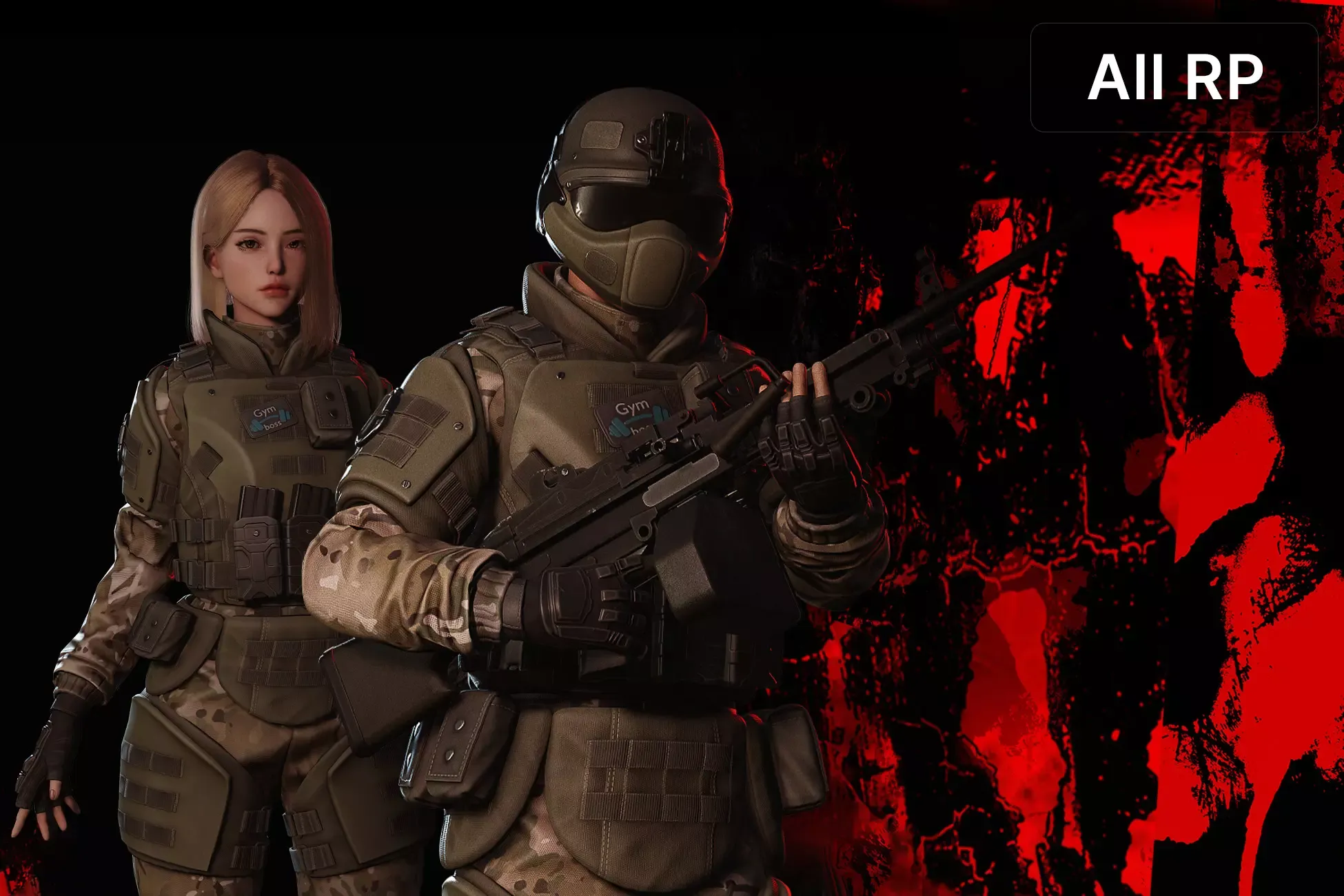 Heavy - Rapid Fire Military Character