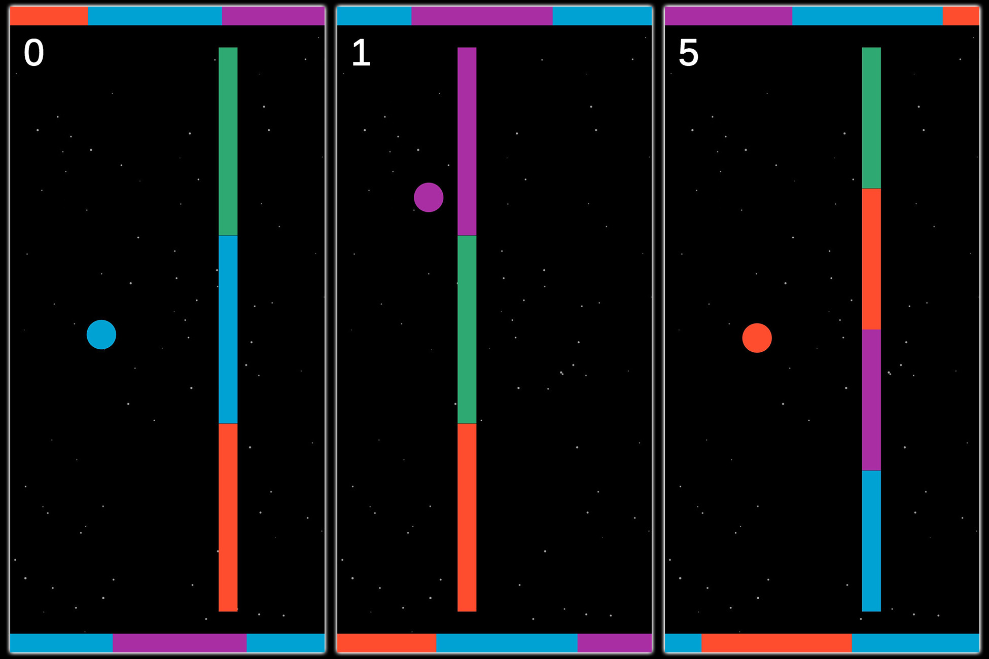 Cosmic Hopper - infinite color game | Packs