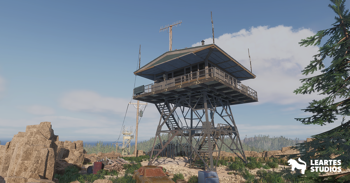 Fire Watch Tower Environment ( Nature , Mountains , Landscape ) preview 2